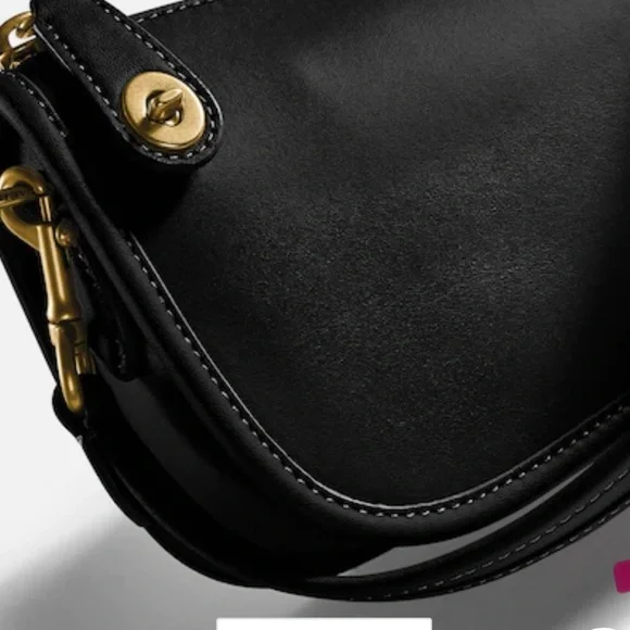 SOLD.          Coach boutique Swinger 20 genuine glovetan Italian leather - Picture 14 of 15